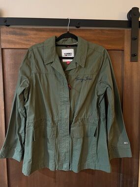 Tommy Hilfiger Olive Green Utility Jacket